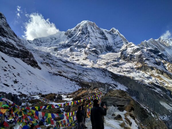 annapurna base camp trekkers