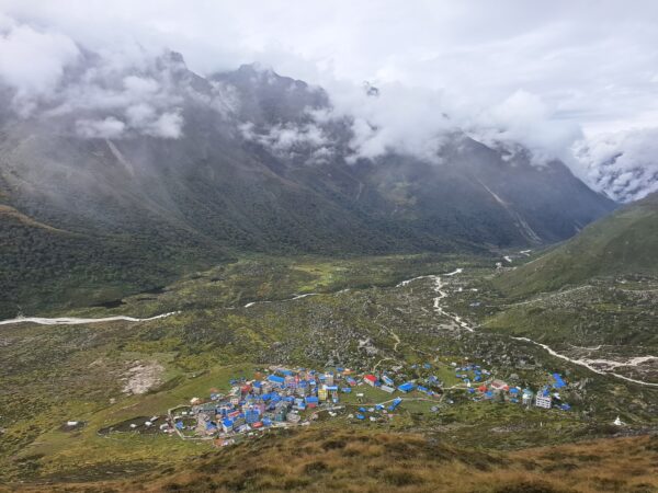 langtang valley trekking view