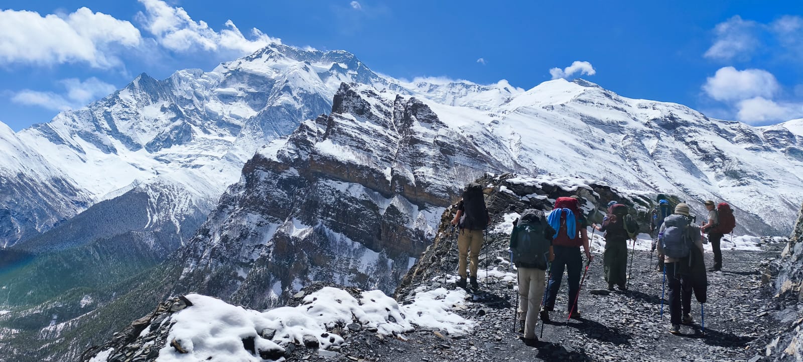 Trekking in Nepal.