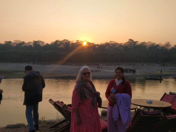 chitwan-national-park-sunset