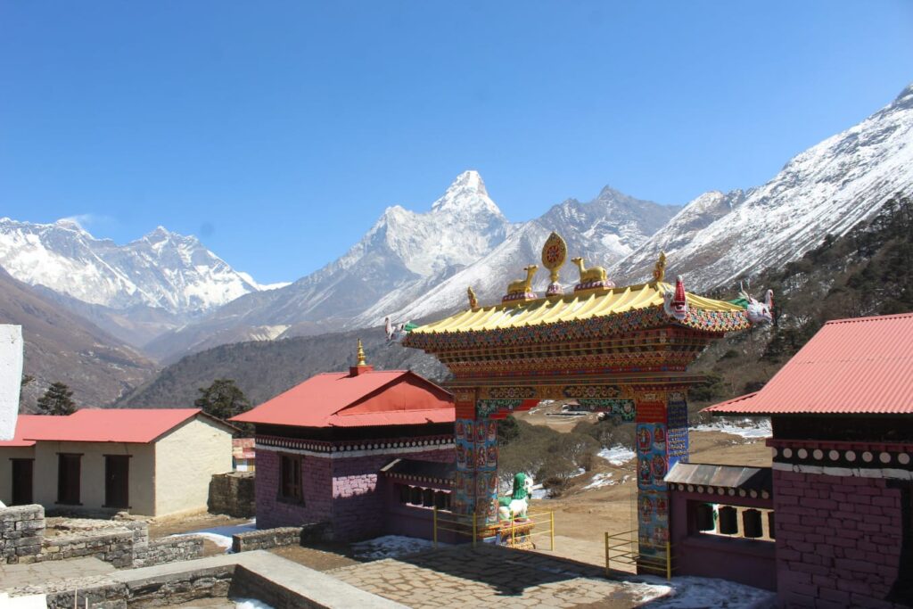 Tengboche Monastery along the Everest Base Camp trekking route.